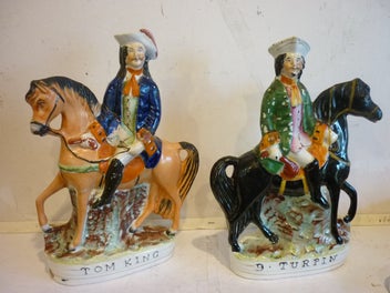 Listing 1 of 9 for STAFFORDSHIRE 19TH Cent FLAT BACKS X 2