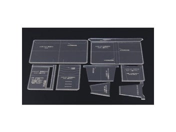 Listing 3 of 8 for 1Set Acrylic Stencil Template DIY Leather Wallet Leather Craft Sewing Pattern