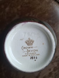 Listing 2 of 2 for Crown Devon 'Red and Gold' Milk Jug