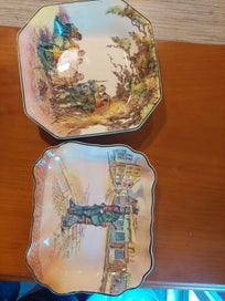 Listing 2 of 3 for Two Royal Doulton Character Dishes – Dickens Ware & Under the Greenwood Tree