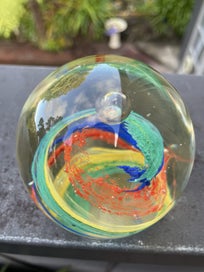 Listing 2 of 3 for HANDBLOWN ART GLASS PAPER WEIGHT