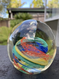 Listing 1 of 3 for HANDBLOWN ART GLASS PAPER WEIGHT