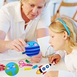 Listing 5 of 8 for 11Pcs Sewing Felt Toy For Fine Motor Skills Diy Sewing Space System Craft K