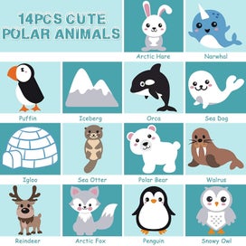 Listing 3 of 7 for Polar Animals Sewing Kit for Kids,Crafts Supplies DIY Sewing Kit Children M