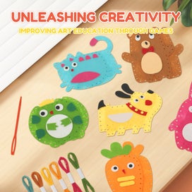 Listing 2 of 11 for 1PC Sewing Kit for Kids Cute Animal Sewing Craft Set Fun and Educational DI