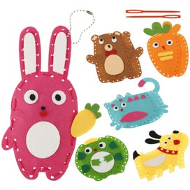 Listing 8 of 11 for 1PC Sewing Kit for Kids Cute Animal Sewing Craft Set Fun and Educational DI