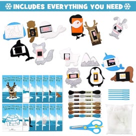 Listing 2 of 7 for Sewing Kit for Kids,Felt Animals Children Birthday Gifts Educational Toys S