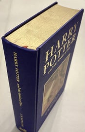 Listing 2 of 4 for Harry Potter, Gold Deluxe First Edition, Goblet of Fire.