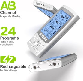 Listing 4 of 7 for AUVON 24 Modes TENS, EMS & Massage Machine Muscle Stimulator
