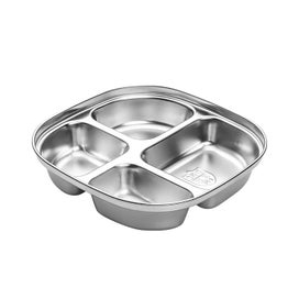 Listing 4 of 5 for KidsDivided Plate ! 304 Stainless SteelKidsPlate, Compartmentalized Dinner