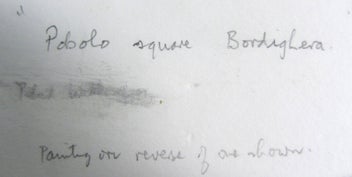 Listing 6 of 7 for CHARLES. N. WORSLEY "PIAZZA DEL POPOLO BORDIGHERA" ITALY WATERCOLOUR X 2