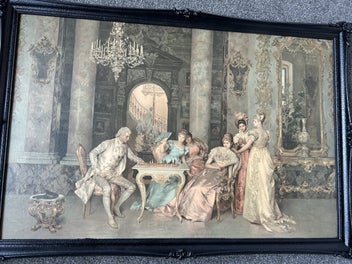 Listing 1 of 2 for Vintage French Styled Print