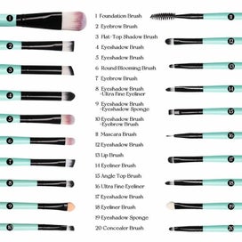 Listing 2 of 2 for Makeup Brush Set Make Up Brushes