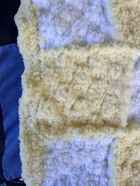 Listing 8 of 8 for Luxury Handmade Chenille Baby Blanket – Yellow & White | Newborn Gift