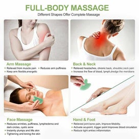 Listing 5 of 10 for Resin Gua Sha Facial Body Massage Board Tools