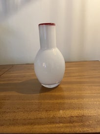 Listing 3 of 3 for Glass vase hand blown spatter glass.