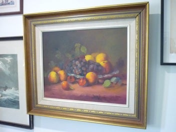 Listing 2 of 6 for STILL LIFE ORIGINAL OIL PAINTING BY DUDLEY DREW (1924-2015)