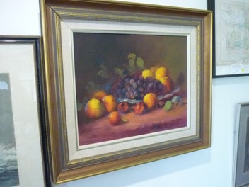 Listing 3 of 6 for STILL LIFE ORIGINAL OIL PAINTING BY DUDLEY DREW (1924-2015)