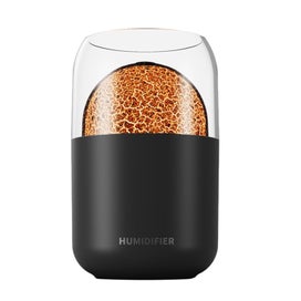 Listing 2 of 8 for Black Humidifiers for Bedroom, USB Humidifier With Colored Light Quiet Cool