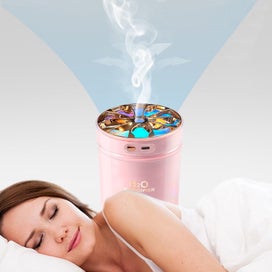 Listing 4 of 6 for White Humidifiers for Bedroom, Midifier With 7 Colors Oil Diffusers, Upgrad