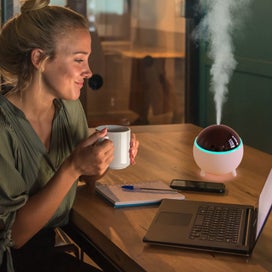 Listing 8 of 8 for White Humidifiers for Bedroom, Colorful Atmospheres Light USB Mini Aromathe