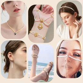 Listing 6 of 6 for Pearl Beads for Bracelets Making, Friendship Bracelet Beads Kit for DIY Cra