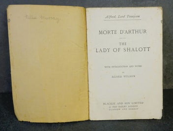Listing 2 of 4 for Tennyson's MORTE D’ARTHUR & THE LADY OF SHALOTT