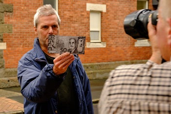Listing 5 of 7 for Drawn $50 note used to pay for court fine by Climate Activist Bruce Mahalski