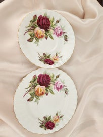 Listing 5 of 7 for ** Vintage Royal Albert King's Ransom Afternoon Tea Plate & Saucer Bone China **