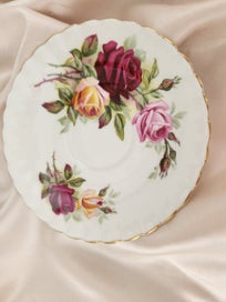 Listing 7 of 7 for ** Vintage Royal Albert King's Ransom Afternoon Tea Plate & Saucer Bone China **