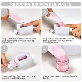 Listing 2 of 15 for Portable Dipping Powder Recycling Tray Nail Art Tools