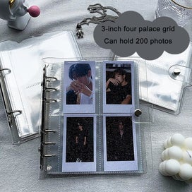 Listing 4 of 6 for Small Photo Album Photo Storage Book With Translucent Frosted Cover,Suitable