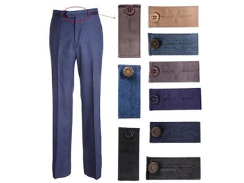 Listing 3 of 10 for New Unisex Waist Band Pant Extender Belt Garment Accessories Tight Trousers