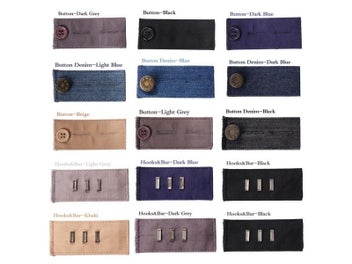 Listing 8 of 10 for New Unisex Waist Band Pant Extender Belt Garment Accessories Tight Trousers