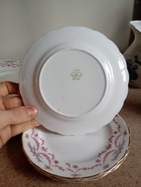 Listing 8 of 10 for Plant Tuscan China Pink Flower Plates