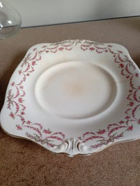 Listing 6 of 10 for Plant Tuscan China Pink Flower Plates