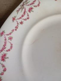 Listing 9 of 10 for Plant Tuscan China Pink Flower Plates