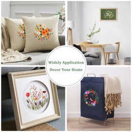 Listing 6 of 10 for 4Pcs Full Range Embroidery Starter Kit with Patterns and Instructions, Cross