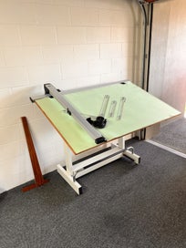 Listing 11 of 13 for Professional Draughting/Drafting Drawing Table – Mutoh Model S Arm, Bieffe Stand