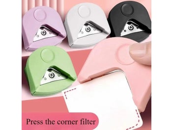 Listing 5 of 10 for Paper Cutting And Rounding Cutter Corner Plastic PVC Film Maker Machine Trimmer