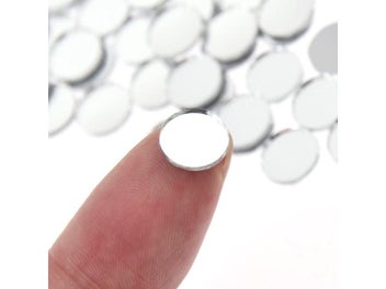 Listing 4 of 6 for 100-500pcs/lot Round Mini Mosaic Tiles Mirror Stickers Self-Adhesive Sticker