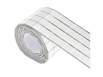 Listing 3 of 8 for Adhesive Mirror Mosaic 10mm Patch 4cm×1m Craft Art Mosaic Home Decoration