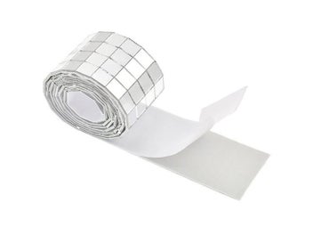 Listing 6 of 8 for Adhesive Mirror Mosaic 10mm Patch 4cm×1m Craft Art Mosaic Home Decoration