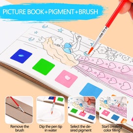 Listing 5 of 9 for Gouache Graffiti Picture Book Light Color Filling Picture Book Graffiti Pocke