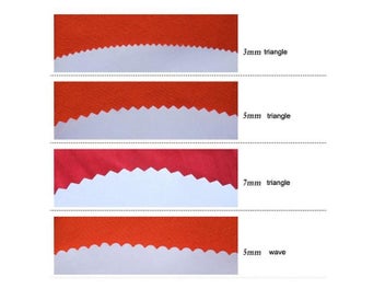 Listing 4 of 9 for 23.5cm Zig Zag Sewing Cut Dressmaking Tailor Shear Pinking Scissor Leather