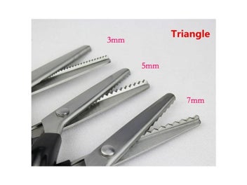 Listing 6 of 9 for 23.5cm Zig Zag Sewing Cut Dressmaking Tailor Shear Pinking Scissor Leather