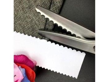 Listing 7 of 9 for 23.5cm Zig Zag Sewing Cut Dressmaking Tailor Shear Pinking Scissor Leather