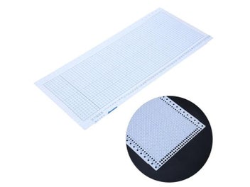 Listing 3 of 9 for 10Pcs Knitting Machine Spare Parts Punch Card 24 Stitch Flower Card For