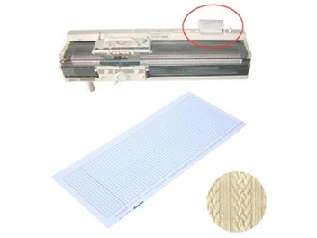 Listing 7 of 9 for 10Pcs Knitting Machine Spare Parts Punch Card 24 Stitch Flower Card For