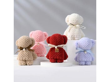 Listing 3 of 9 for 5pcs Little Bear Towels Wedding Companion Gifts Happy Gifts Happy Shop Small